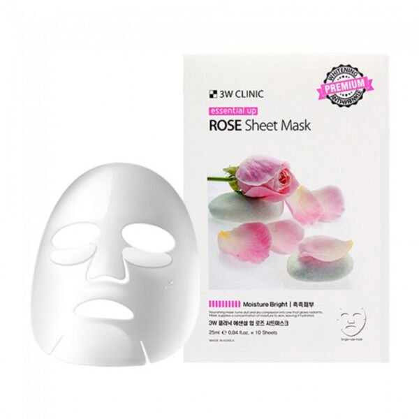 3W Clinic Essential Up Rose Sheet Mask