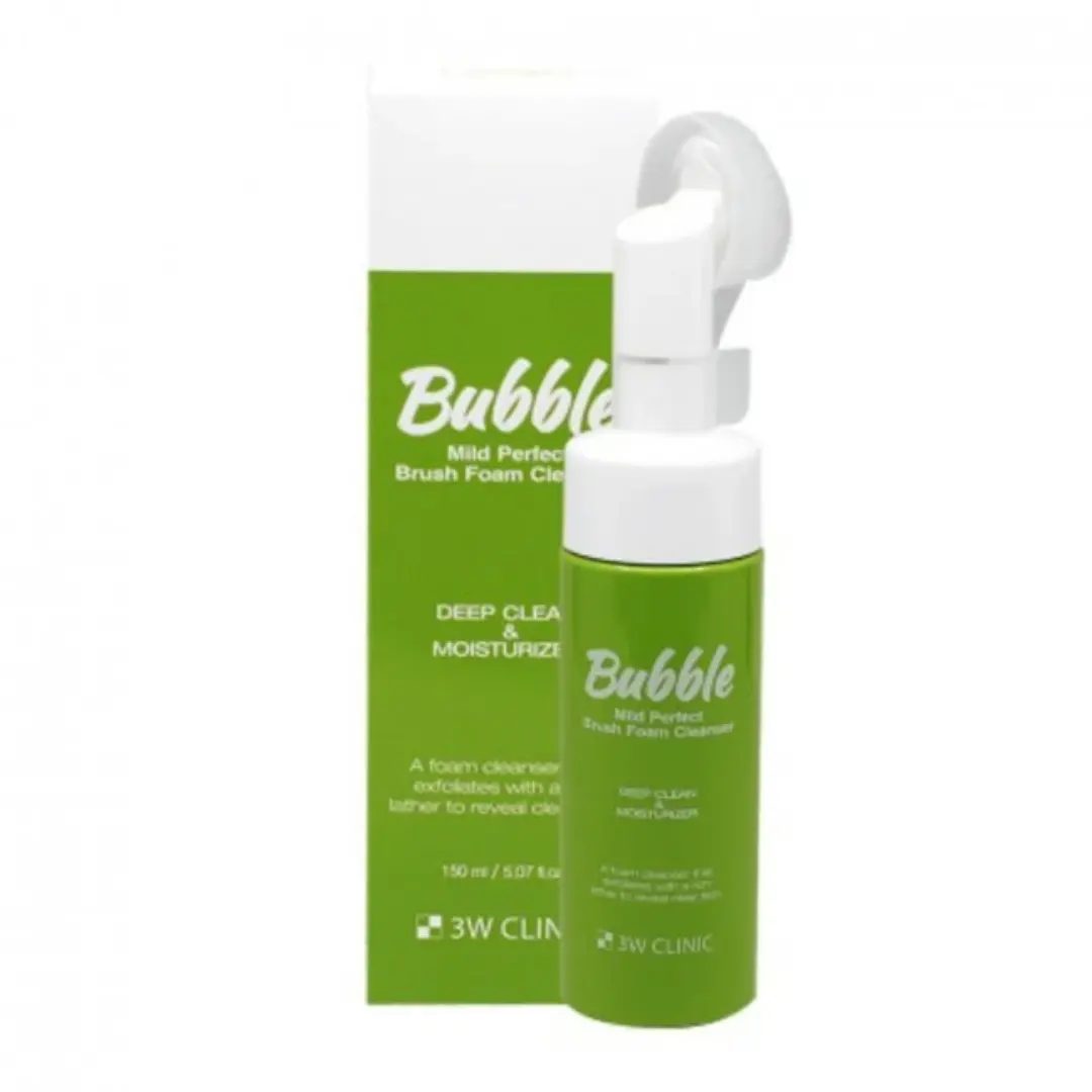 3W Clinic Mild Perfect Bubble Brush Foam Cleanser-150ml