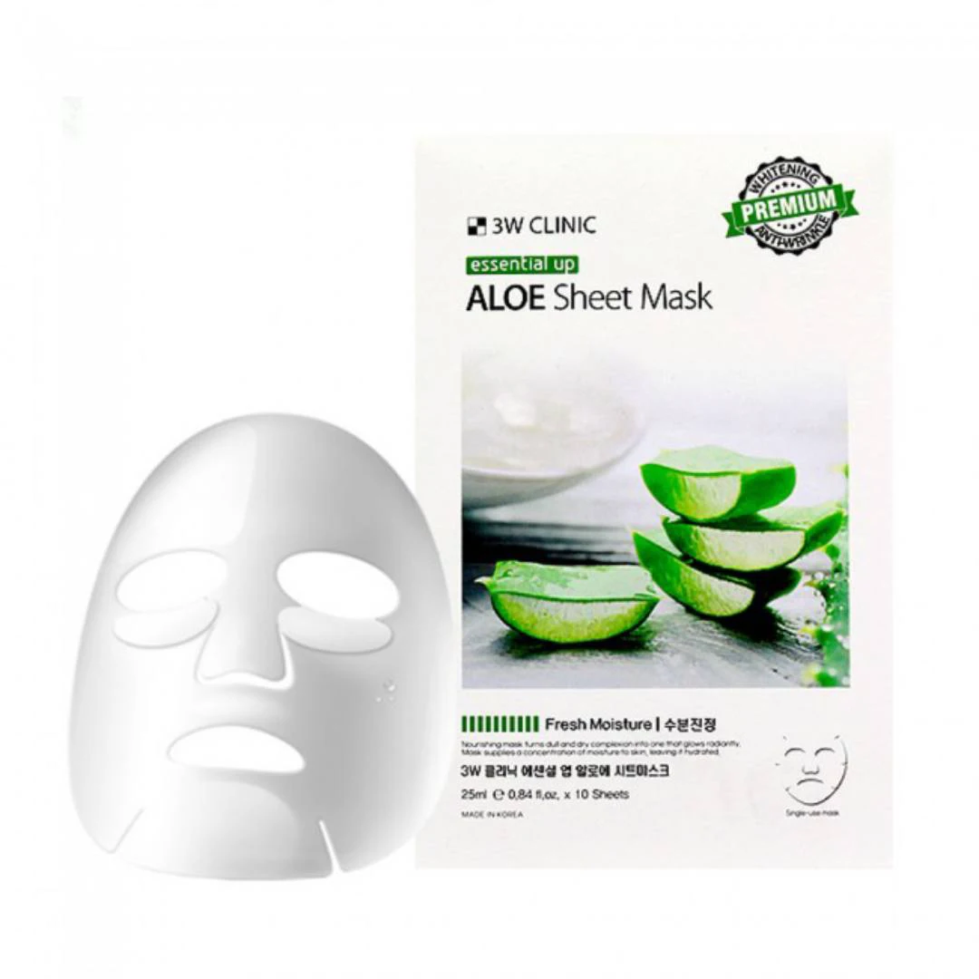 3w Clinic Aloe Sheet Mask - 25ml